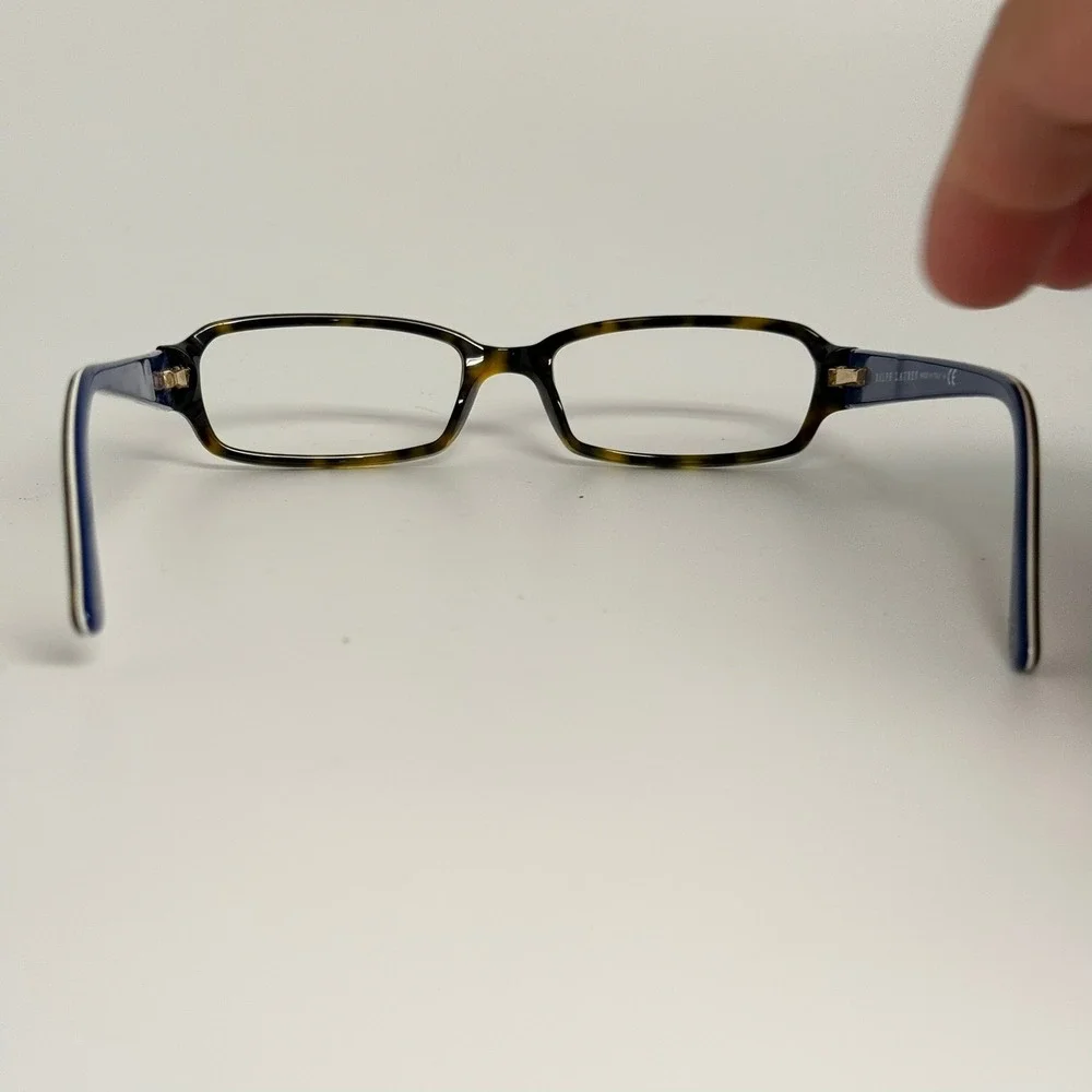 Ralph Lauren RL 6059 5003 Tortoise Blue Eyeglass Frames 51-16-135 Mens Womens